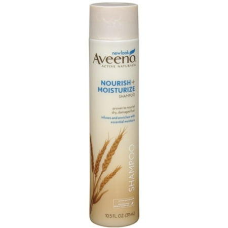 AVEENO Active Naturals Nourish+Moisturize Shampoo 10.50 oz (Pack of 2)