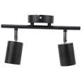 thumbnail image 1 of Track Lighting Kit, GU10 Base LED Track Light Kit Matte Black 10.8in Long  for Bedroom, 1 of 8