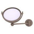 thumbnail image 5 of 8-in Wall Mounted Make-Up Mirror 5X Magnification in Brushed Bronze, 5 of 11