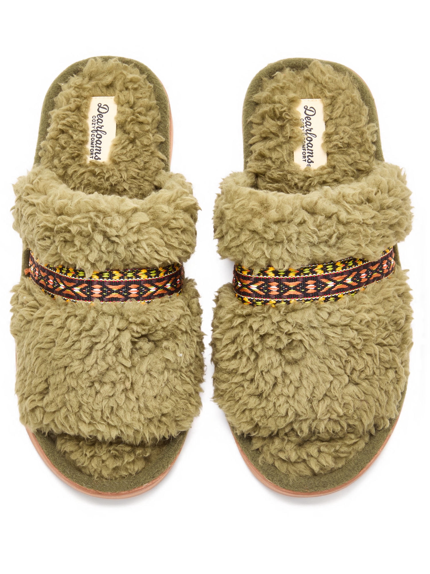 Dearfoams Cozy Comfort Women's Terry Slide Slippers