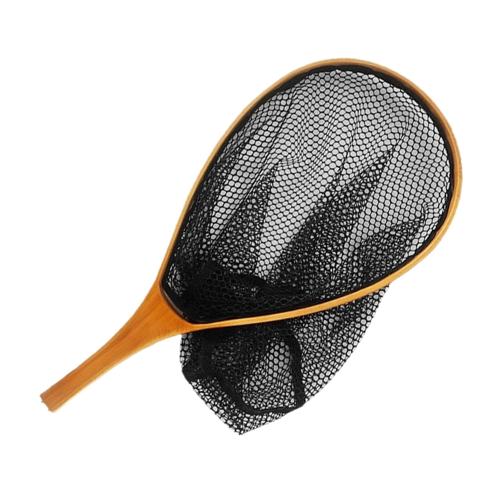 MAGIDEAL Fly ing Net Hand Landing Triangular Wood Frame Landing