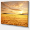 thumbnail image 2 of Large Field under Cloudy Sky - Extra Large Landscape Canvas Art, 2 of 3
