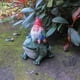 thumbnail image 2 of Estatuilla de hadas Matsuzay Enano montando rana artesanías decoración de paisaje, 2 of 6