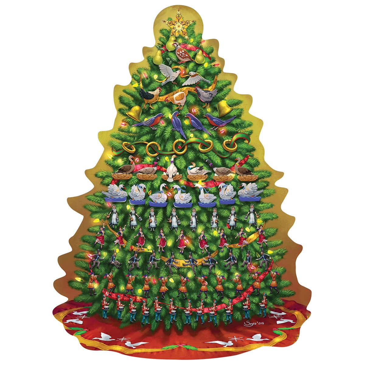 LaFayette Puzzle Factory™ Christmas Tree III Jigsaw Puzzle