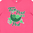thumbnail image 4 of Inktastic Two Peas in a Pod with Faces Youth T-Shirt, 4 of 5