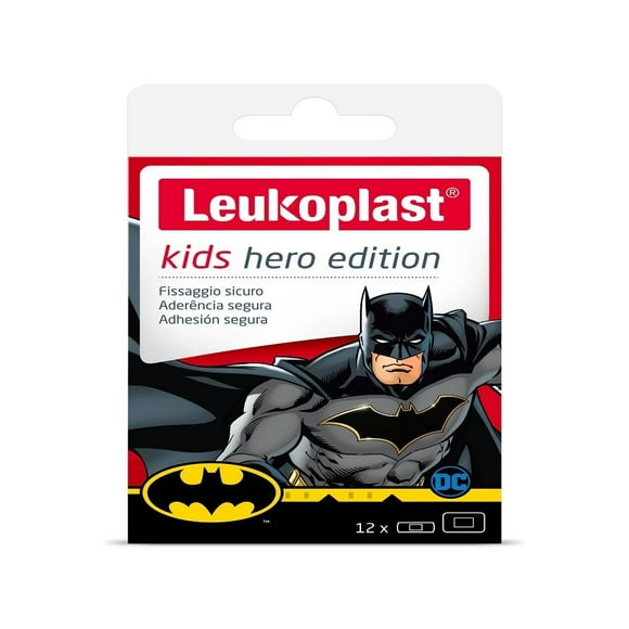 Curas Leukoplast kids hero edition Batman 12 pzas
