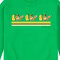 thumbnail image 3 of Pokémon - Pikachu Eevee Retro - Men's Crew Neck Fleece Pullover, 3 of 5