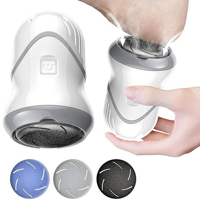Molinillo De Pies Eléctrico Para Eliminar Callos, Recargable Por USB Con 3 Cabezales De Molienda Intercambiables Para Una Eliminación Rápida De Callos, Disipación De Calor