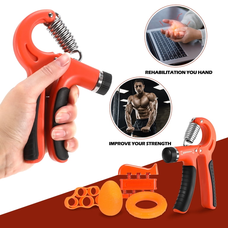 Hengguang 6-Piece Hand Grip Strengthener Kit, 22-132 Lbs photo 2