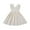 Beige, variant on Huowey Toddler Kids Girls Toddler Solid Color Cotton Linen Ruffle Halter Boeknot Sleeveless Princess Dresses Leisure Dailywear, 3-4 Years
