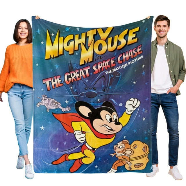 Superratón: Las Nuevas Aventuras anti-pilling, suave, ligera, esponjosa y acogedora de lujo para hogar y cocina – Perfecta para niños y adultos, 100 x 150 cm