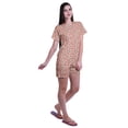 thumbnail image 3 of Moomaya T-Shirts pour Femmes Manches Courtes Coton Doux Pyjama pour Femmes Robe de Nuit Décontractée, 3 of 6