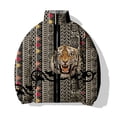 thumbnail image 3 of Chaquetas de animales para hombre, parkas de tigre con estampado 3D, abrigo de invierno para hombre, ropa fresca para hombre 2024, abrigos de plumón duraderos y a la moda, 3 of 5
