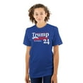 thumbnail image 3 of Donald Trump for 2024 President Plus Size Crewneck Graphic Tee Shirt Brisco Brands 2X, 3 of 5