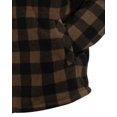 thumbnail image 2 of Shirt Mens Big Plaid Long Sleeves Button Fleece 4268, 2 of 2