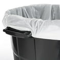 thumbnail image 2 of 20 Gallon Heavy Duty Plastic Garbage Can, Included Lid, Black, 2 of 5