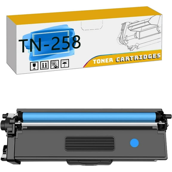 TN-258 TN258 Toner Cartridge, Compatible for Brother HL-L3240CDW HL-L3280CDW HL-L8240CDW DCP-L3520CDW DCP-L3560CDW MFC-L3755CDW MFC-L3760CDW MFC-L8390CDW Printers
