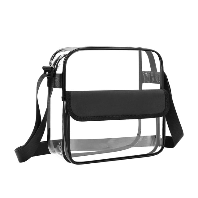 Bolso de Mano Transparente de Gran Capacidad, Impermeable, con Cierre de Cremallera, Monedero de PVC para Gimnasio