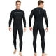 thumbnail image 3 of Traje de baño Traje de neopreno para hombre de buceo de una pieza con cremallera trasera Traje de surf de manga larga de secado rápido para deportes acuáticos, 3 of 7