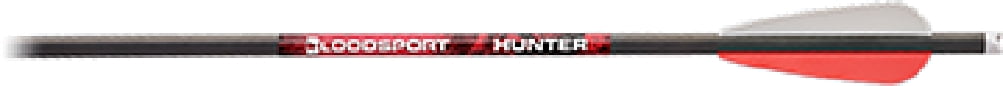 Bloodsport Hunter 400 Arrows 31" w/ 2 in 12 Pack Vanes & Inserts 