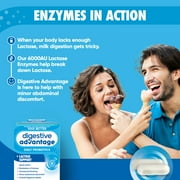 Digestive Advantage Lactose Defense Probiotics For Women And Men, Digestive Enzymes For Gut Health, 96 Capsules