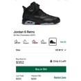thumbnail image 2 of Ni - ke Size 13 - Air Jordan 6 Retro All Star - Chameleon, 2 of 2