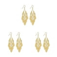 thumbnail image 4 of Pendientes estilo barroco Vintage sweethay Metal dorado, 4 of 6