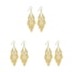 thumbnail image 2 of Qarigey 2 Piezas Aretes Barroco Accesorio de moda Día de San Valentín para Festivos Dorado Type1 NO1 Qarigey CBP201636, 2 of 6