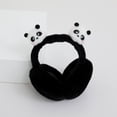 thumbnail image 3 of Yokua Fashionable Panda Plush Ear Muffs for Halloween Party Keep Warm Outdoor, 3 of 19