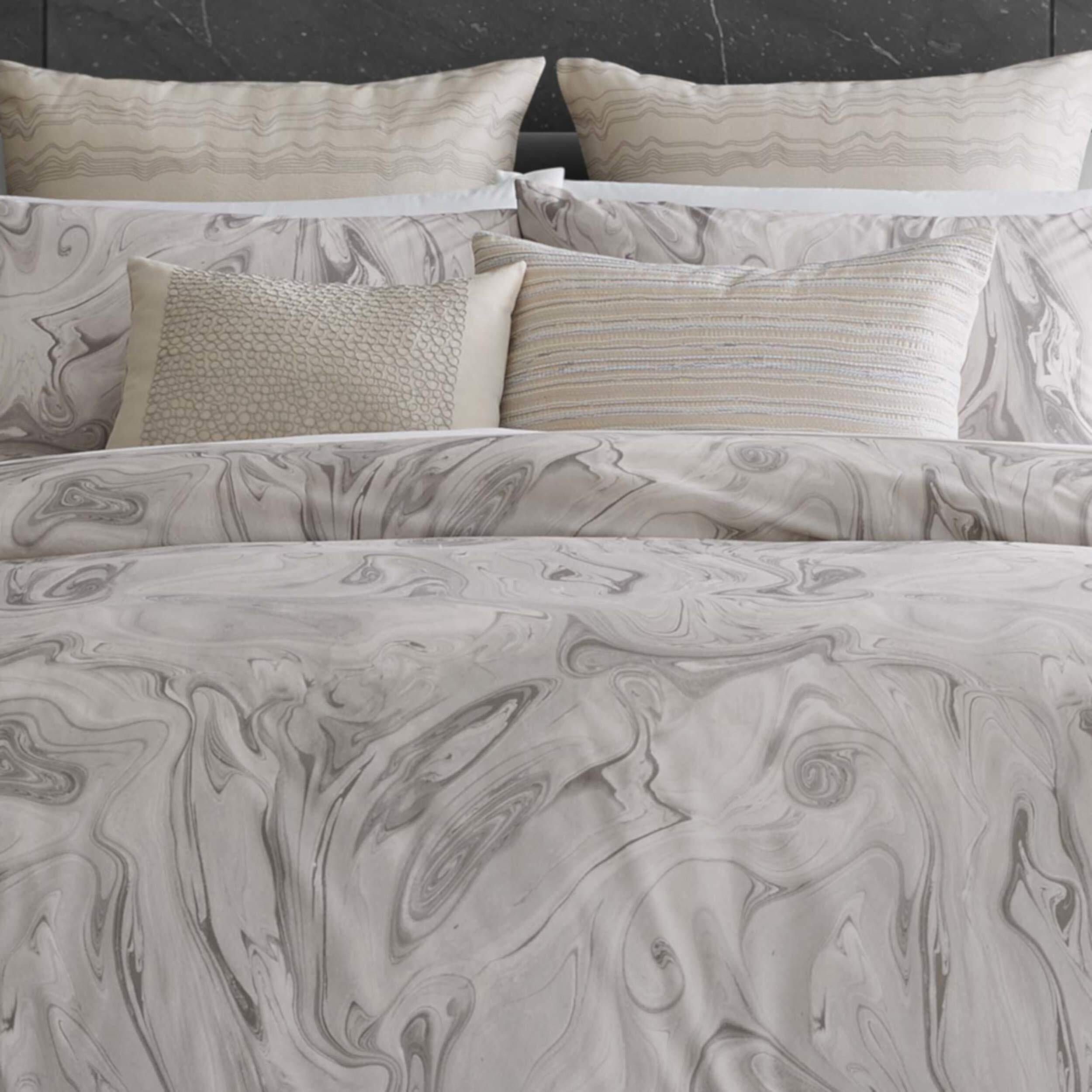 Vera Wang Marbled Bedding Duvet Cover