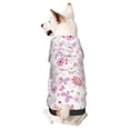thumbnail image 5 of Uemuo Retro Floral for Winter Dog Hoodie Sweatshirts with Pockets Warm Dog Clothes for Small Dogs Chihuahua-Medium, 5 of 8