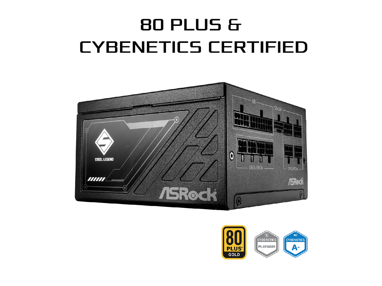ASRock SL-750G 750W ATX3.1 & PCIe5.1 80 PLUS GOLD Certified Full Modular Power Supply