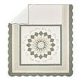 thumbnail image 3 of Modern Heirloom Harper Floral Embroidered Pieced Bedspread, Green, Queen Size, 3 of 4