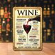 thumbnail image 2 of Placa Metal Vintage Pintura Hierro Rectangular para Vino Arte Pared Del 20x30cm, 2 of 9