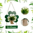 thumbnail image 4 of St. Patrick's Day-shaped Welcome Wooden Sign Decoration In Front Of The Door, 4 of 7