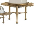 thumbnail image 4 of 12, 9, 8 Inch Set of 3 Crystal Balls, Decorative Accent, Gold, 4 of 6