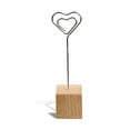 thumbnail image 2 of Soporte para tarjetas de lugar Kearding de metal y madera para bodas y fiestas 11,5 x 3,3 x 3 cm, 2 of 6
