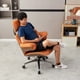 thumbnail image 5 of Lying Home Leather Office Chair Modern Study Armchair Compute Gaming Boss Chair Comfortable Armrest Silla Gamer 컴퓨터의자 Furniture My Lux Decor Round, 5 of 11