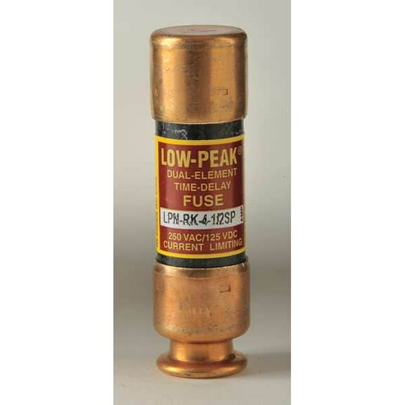 Eaton Bussmann Fuse,Class RK1,4-1/2A,LPN-RK-SP Series  LPN-RK-4-1/2SP