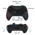 thumbnail image 4 of Manette de Jeu Sans Fil BT Manette de Jeu avec Gyroscope à 6 Axes Double Moteur Vibration Compatible avec Switch/Switch Lite Rouge&Bleu, 4 of 6