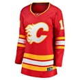 thumbnail image 2 of Women's Fanatics Jonathan Huberdeau Red Calgary Flames Home Breakaway Player Jersey, 2 of 3