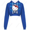 thumbnail image 1 of Hello Kitty Chandail en Molleton Court à Manches Longues pour Femmes, Motif, Chandail Noir, Chandail à Capuchon de Mode pour Femmes, 1 of 7