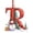 R, variant on QISIWOLE 26 Letter Flat Snowman Christmas Ornaments, 3.5in Cute Flat Christmas Tree Letter Decoration, Personalized Hanging Pendant for Indoor DIY Hanging Xmas Ornament-K