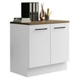 thumbnail image 2 of Madesa Office Storage Cabinet with 2 Doors and 3 Drawers Wooden Organization Unit for Office Supplies, Documents, and Printers Perfect for Home Office or Workspace – White, 2 of 8