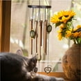 thumbnail image 5 of Gustave 23.6" Wind Chimes Outdoor Garden Hanging Windchimes Decor with 9 Aluminium Alloy Tubes Memorial Sympathy Birthday Gifts for Outside Home, 5 of 5