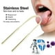 thumbnail image 4 of Herramientas 304 Acero Inoxidable Limpiador De Lengua Fresca Raspador Cuidado Oral Higiene Cuidado Herramientas Oro, 4 of 7