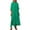 Green, variant on Women's Cotton Sun Clothing Cover Up, Solid Color Bikini Cardigan Shirt with Slit Long Skirt, Beach Vacation Resort Wear for Daily and Casual Use Hot Pink One Size
