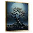 thumbnail image 2 of Designart "Dark Ambience Baobab I" Tree Baobab Floater Framed Canvas Prints, 2 of 5