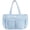 Blue, variant on Corduroy Tote Bag for Women, Lightweight Work Laptop Tote Purse With 17 Pockets, Crossbody Shoulder Handbag for School Work Travel Gym, Black