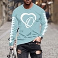 thumbnail image 2 of Mens Solid Color Sweatshirt Solid Color Sweatshirts Long Sleeve Shirts for Men Button up Mens Hoodies Pullover Lightweight Mens Sweaters Trendy, 2 of 5